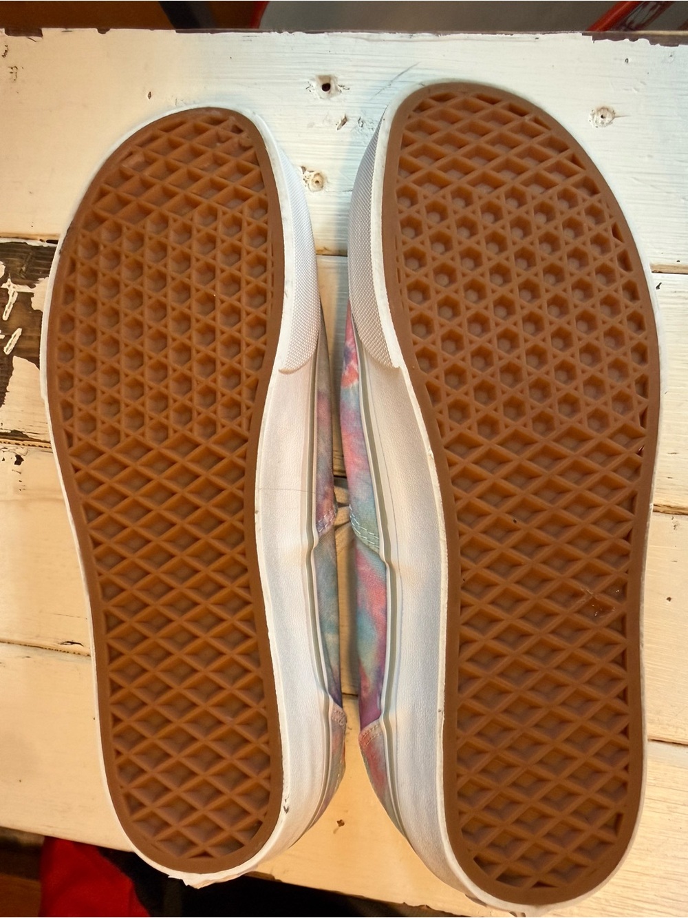 Vans Pastel Tie-dye Low Top Sneakers Women's Size 9.5 - Picture 7 of 13